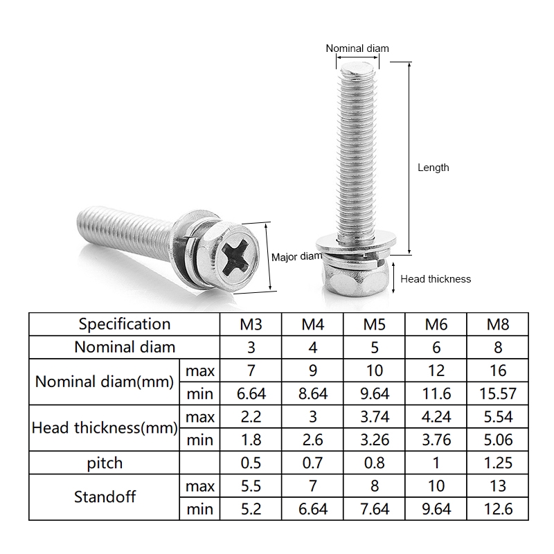 304 Stainless Steel Screw And Nut Assortment Set –, 49% OFF