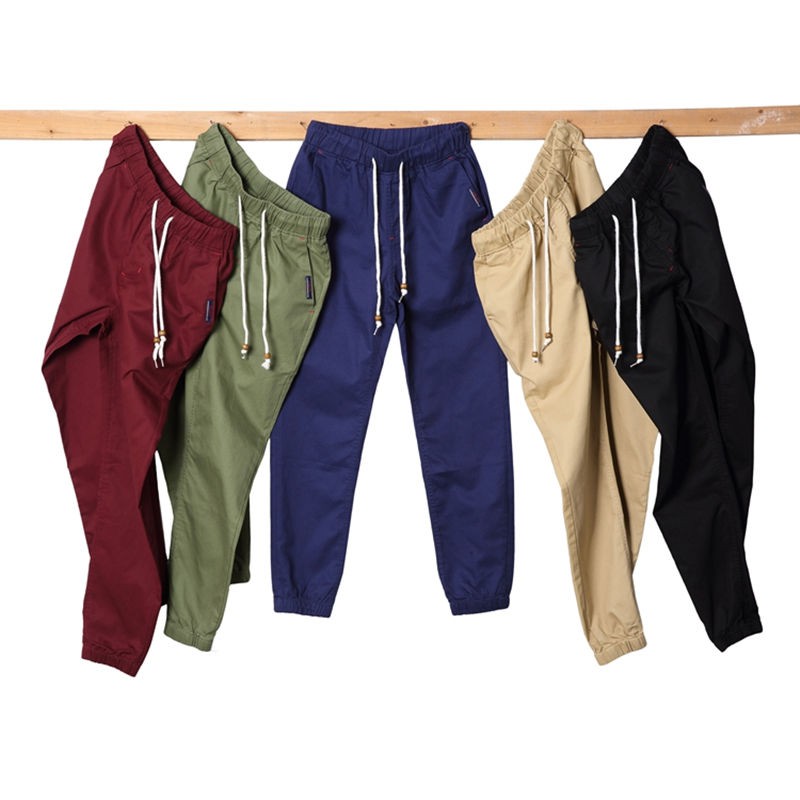 khaki jogger pants mens