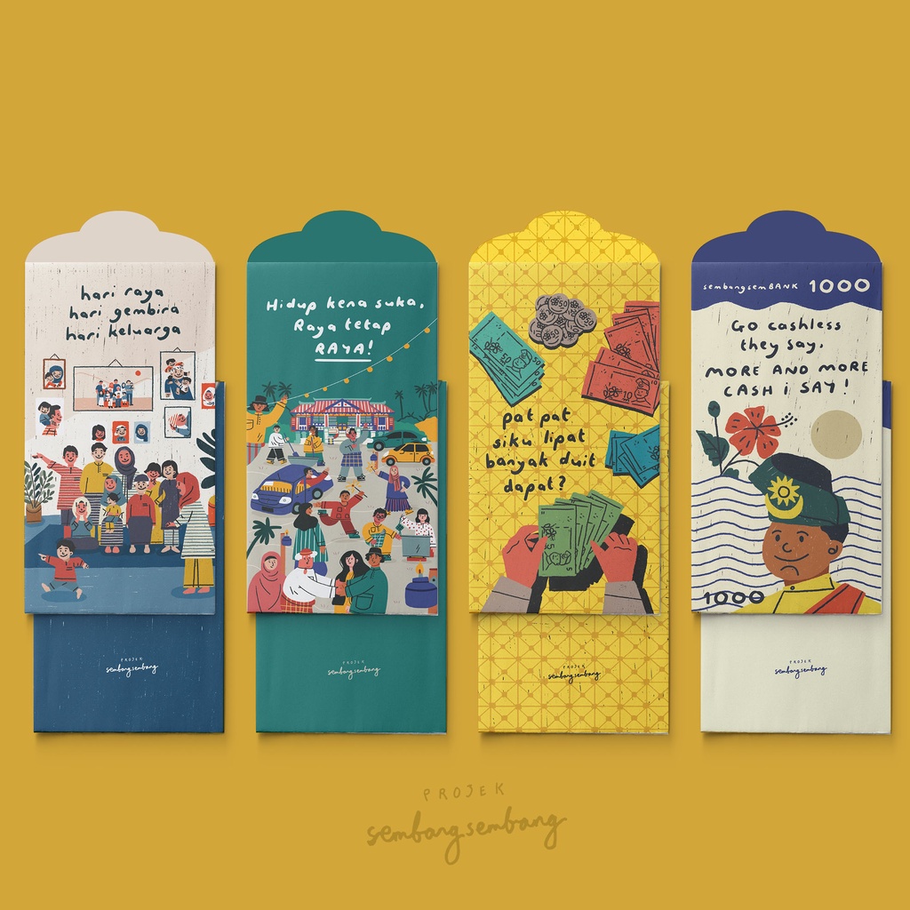 money packet - (10 pcs / pack) sampul duit raya by projek ...