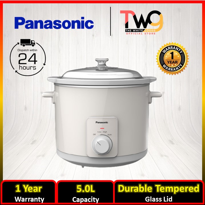 Panasonic 5.0L Slow Cooker NF-N50AGC Ceramic Pot