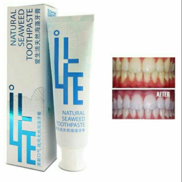 iLife Ubat Gigi Seaweed Greenleaf 120g Natural Seaweed Toothpaste 120g Ubat Gigi i life 爱生活