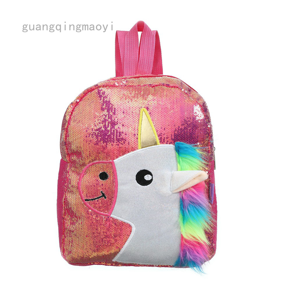 girls fluffy backpack