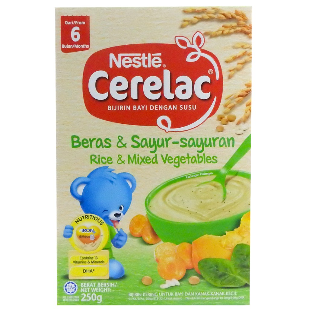 cerelac rice and vegetables