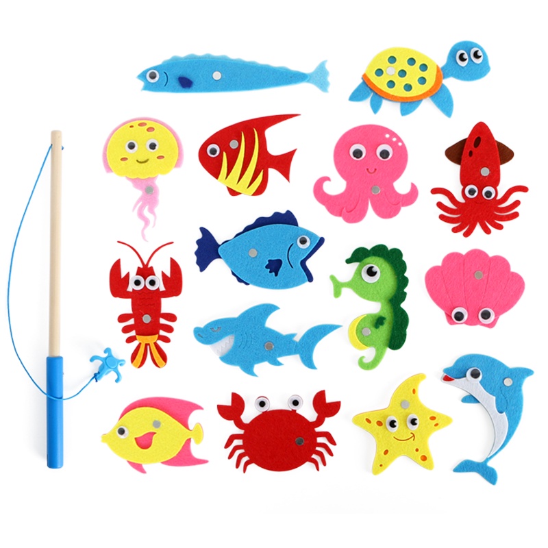 Alat Tadika Mainan Tadika Kawasan Aktiviti Tadika Pancing Magnet Permainan Teka Teki Kognitif Ikan Marin Buatan Sendi Shopee Malaysia