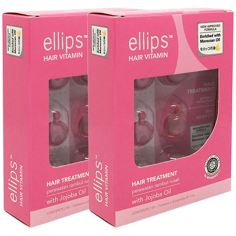 Ellips Hair Vitamin Moroccan Oil (12 Pearls x 2 Box) Shopee Malaysia