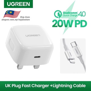 WJOY 20W Dual Port Wall Charger Plug iPhone 12/Pro Fast Charger Output 18W USB C Charger PD with QC 3.0 Power Adapter for iPhone 11/12/12 Mini/12 