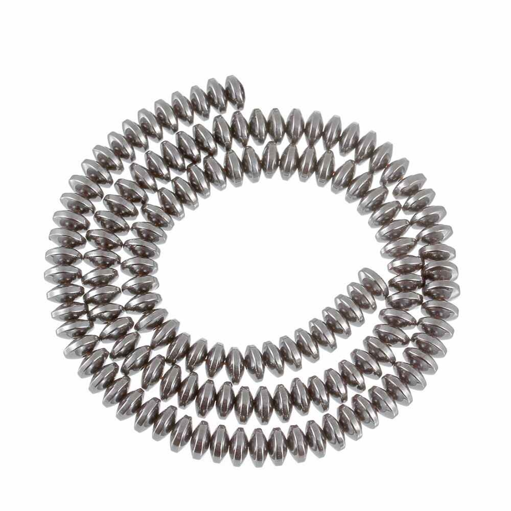 Hematite Beads 3 6 4 8 Mm Rose Gold Black Loose Spacer Rondelles Diy Beads For Jewelry Making Accessories Shopee Malaysia