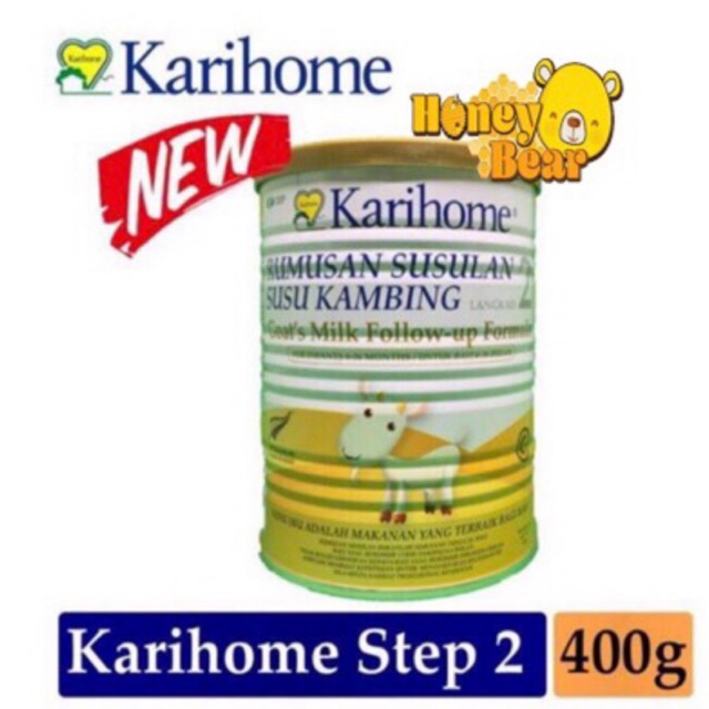 Karihome Goat Milk Follow-Up Formula Step 2 (400g) 