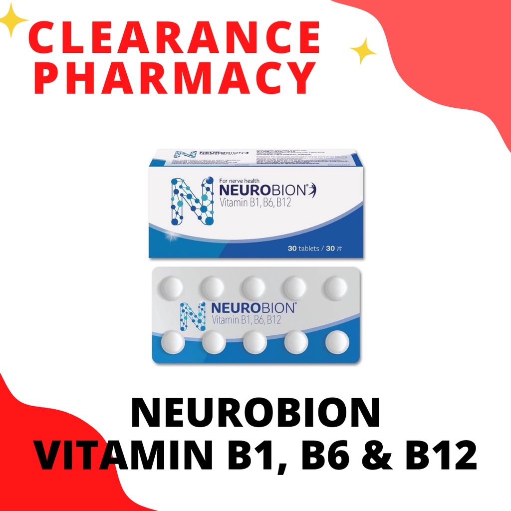 Neurobion Vitamin B1 Vitamin B6 And Vitamin B12 Shopee Malaysia