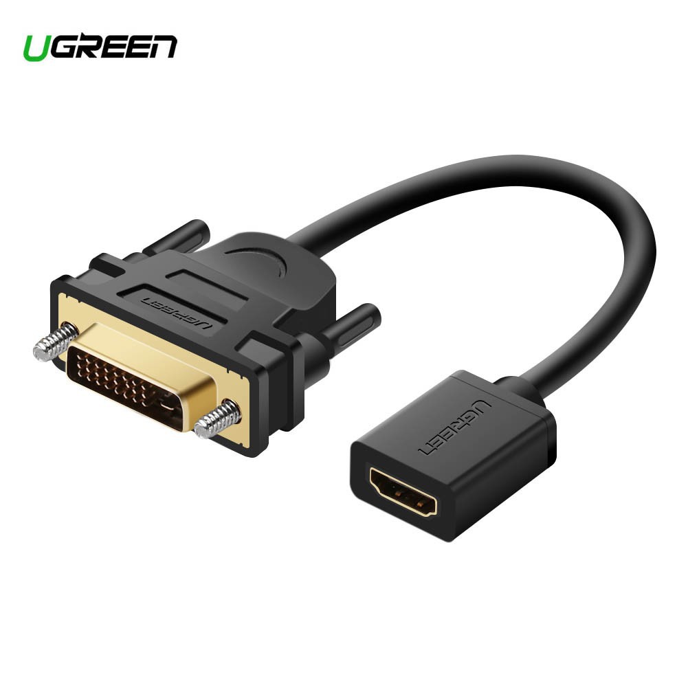 Ugreen Dvi To Hdmi 1080p Adapter Cable Bidirectional Dvi D Male To Hdmi Female Video Converter 7889