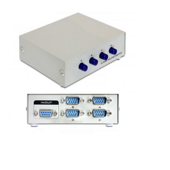 4 Port RS-232 Switch