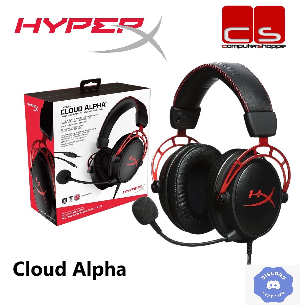 Hyper X Cloud Alpha Gaming Headset Shopee Malaysia