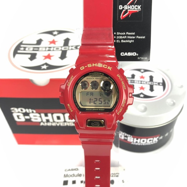 Casio G-Shock 30Th Anniversary Designed By Eric Haze Red Gold Dw-6930A-4 |  Shopee Malaysia