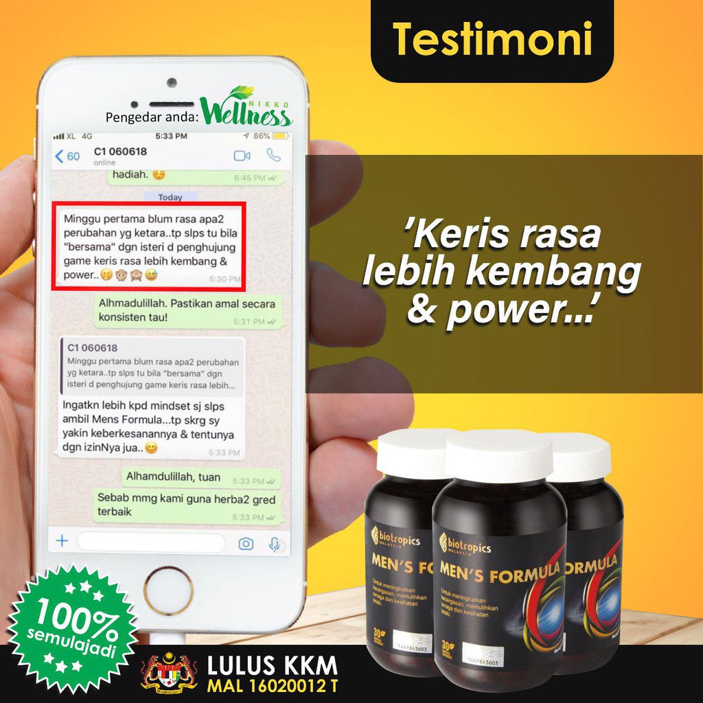 Ready Stock Men Formula Lulus Kkm Herba Halal Berkesan Untuk Lelaki Lemah Tenaga Batin Ubat Obat Kuat Shopee Malaysia