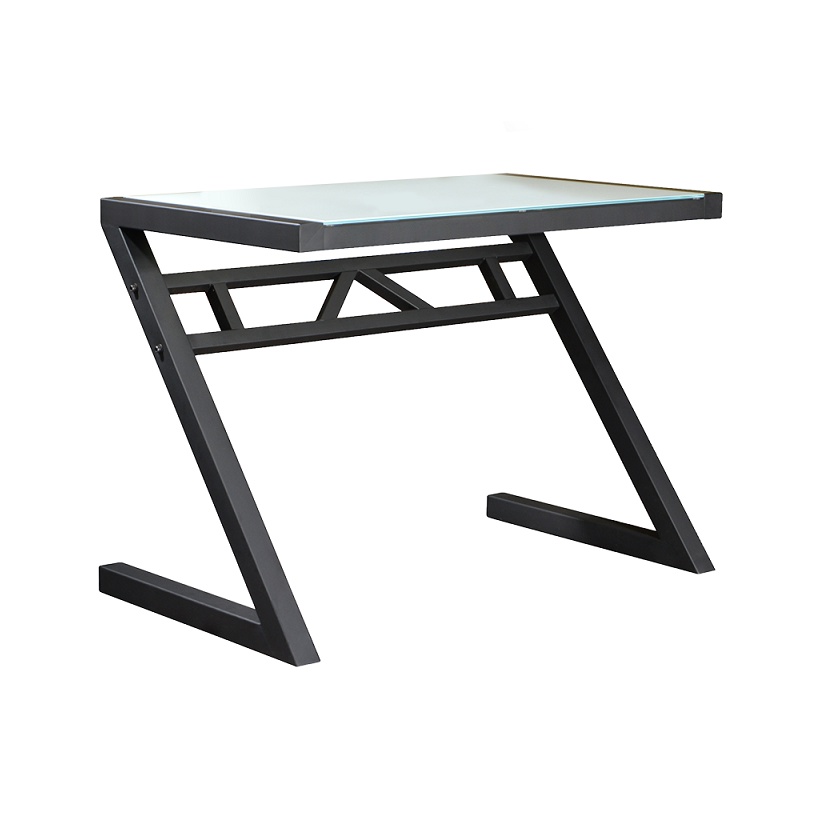 Glass Top Study Desk With Metal Leg/Meja Tulis Shopee Malaysia
