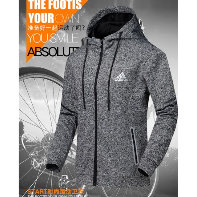 adidas full sleeve solid men's jacket