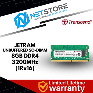 Transcend Jetram So Dimm 8gb Ddr4 2666mhz 1rx16 Dram Jm2666hsg 8g Shopee Malaysia