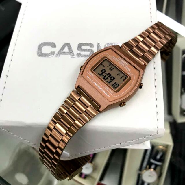 jam casio rose gold original