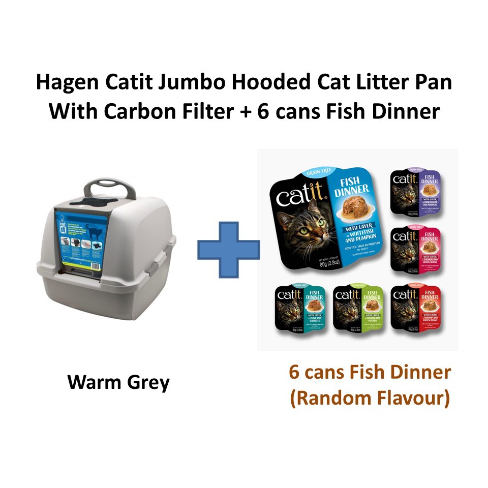 Buy Hagen Catit Jumbo Hooded Cat Litter Pan / Cat Toilet / Cat 