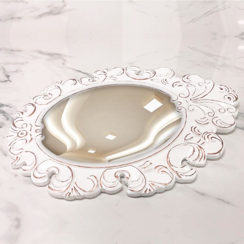 Artistic Golden Vintage Outline Classic Mirror Decorative