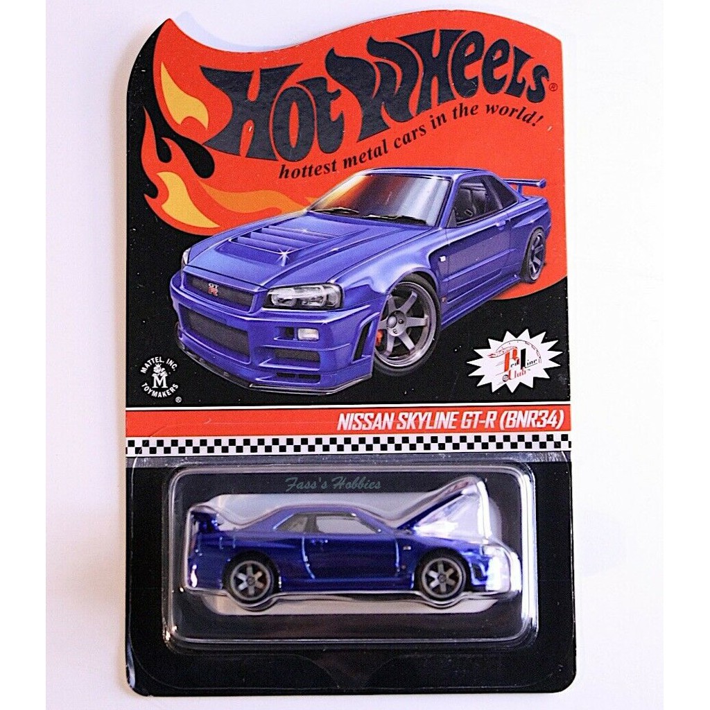 nissan skyline bnr34 hot wheels