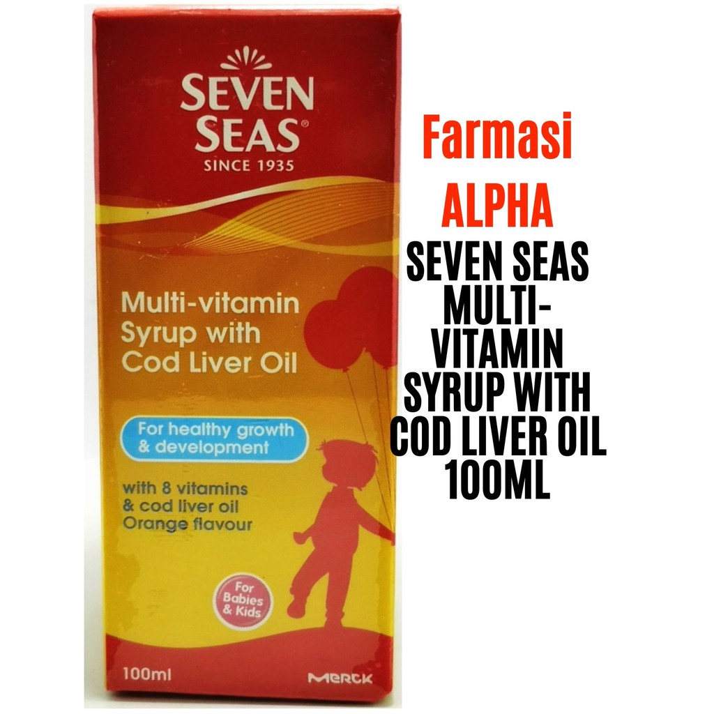 Seven Seas Multi Vitamin Syrup With Cod Liver Oil 100ml Shopee Malaysia