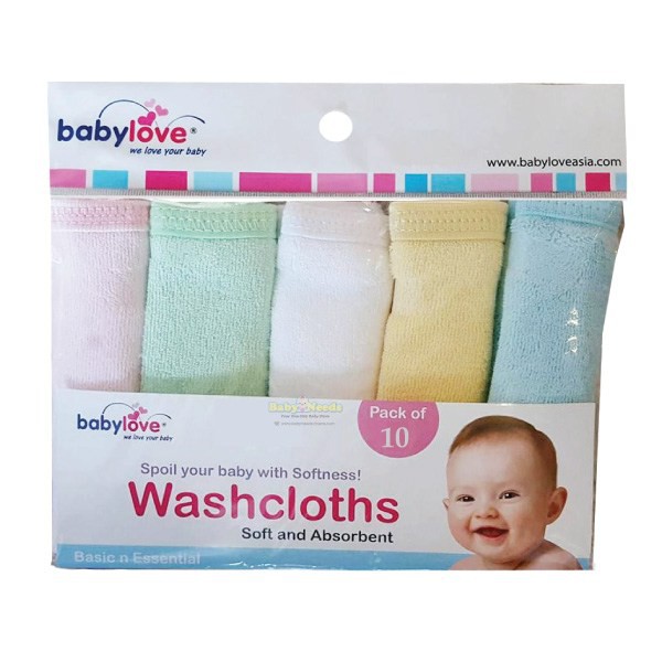 Babylove Washcloths (10pcs)
