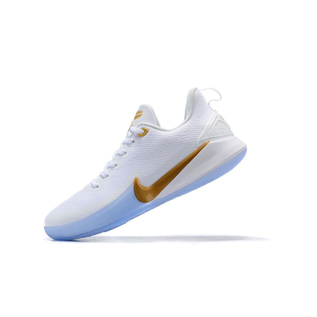 kobe bryant shoes white and gold