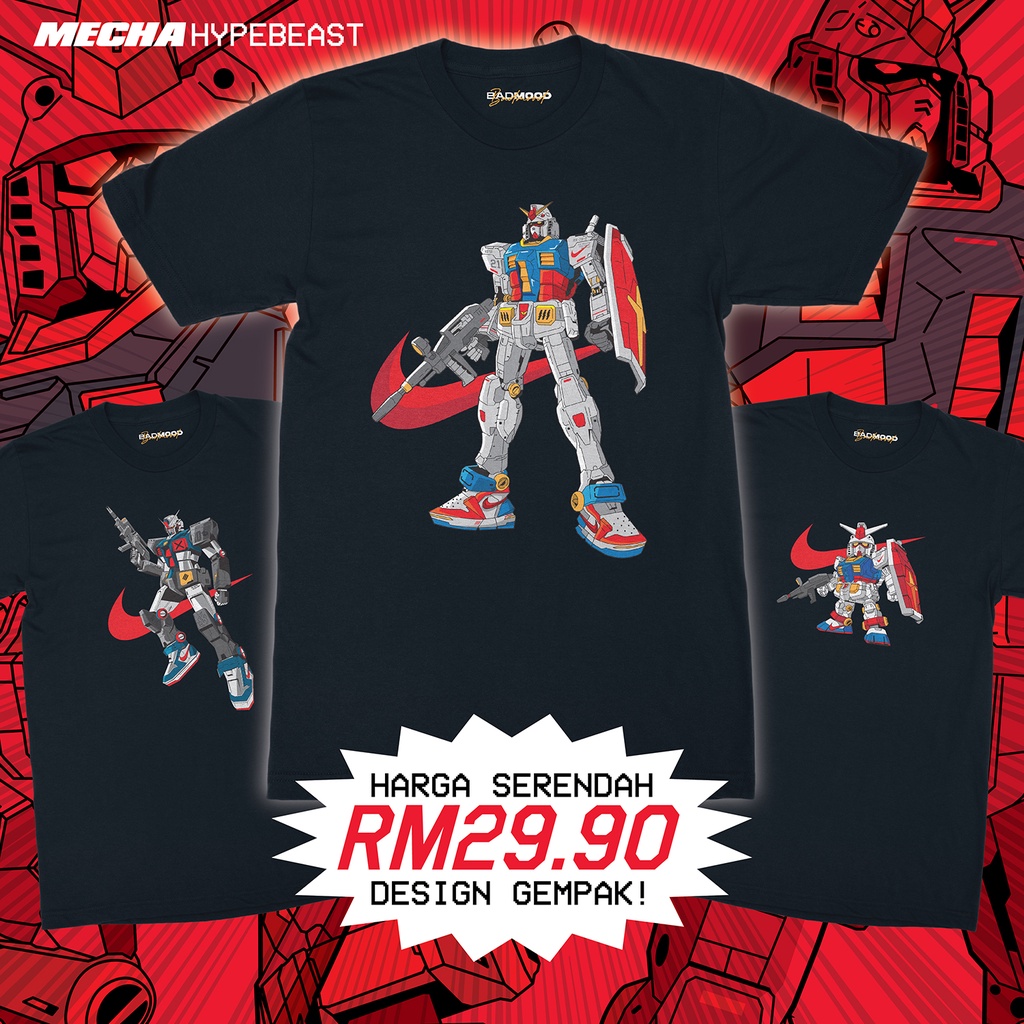 gundam nike shirt
