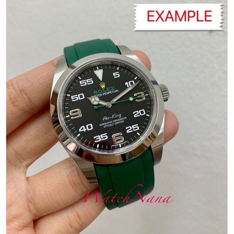 Everest Rolex Swiss Made Rubber Strap Deployant EH7  Shopee Malaysia