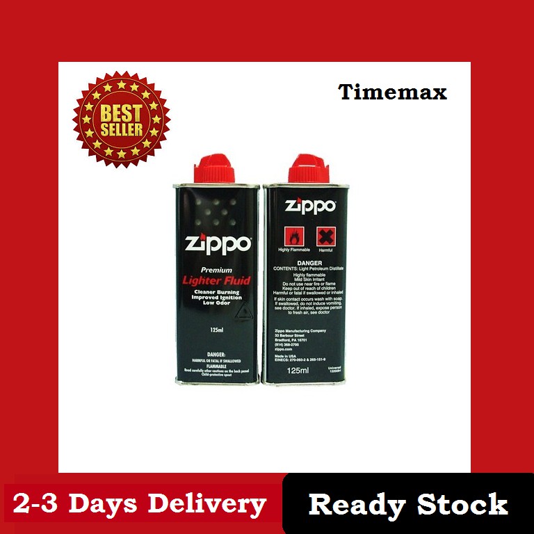 Zippo Oil Lighter Fluid 125 ml Ship within Peninsular Malaysia Only Not