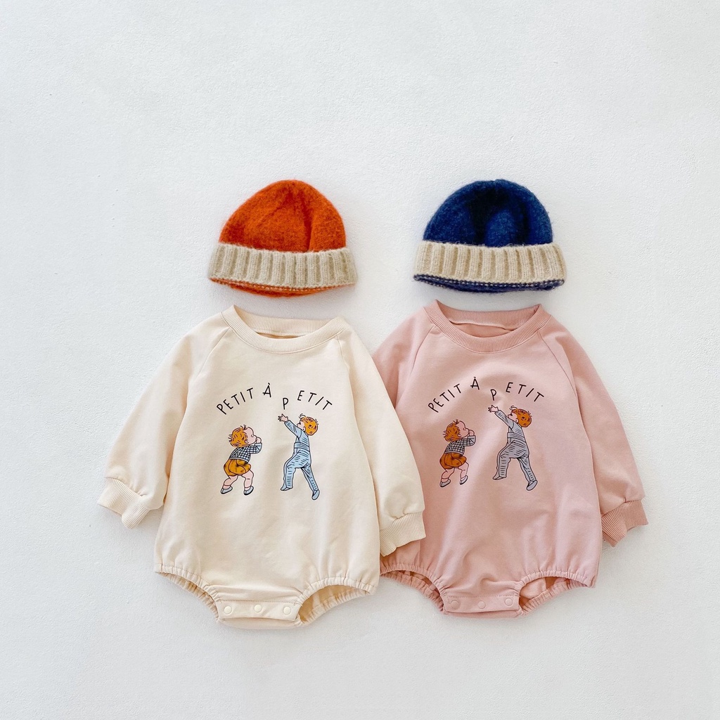 Infants Boys Girls Baby Kids Print Long Sleeved Cotton Romper Newborn Cute Jumpsuit Bodysuit Autumn Baby Clothing Shopee Malaysia