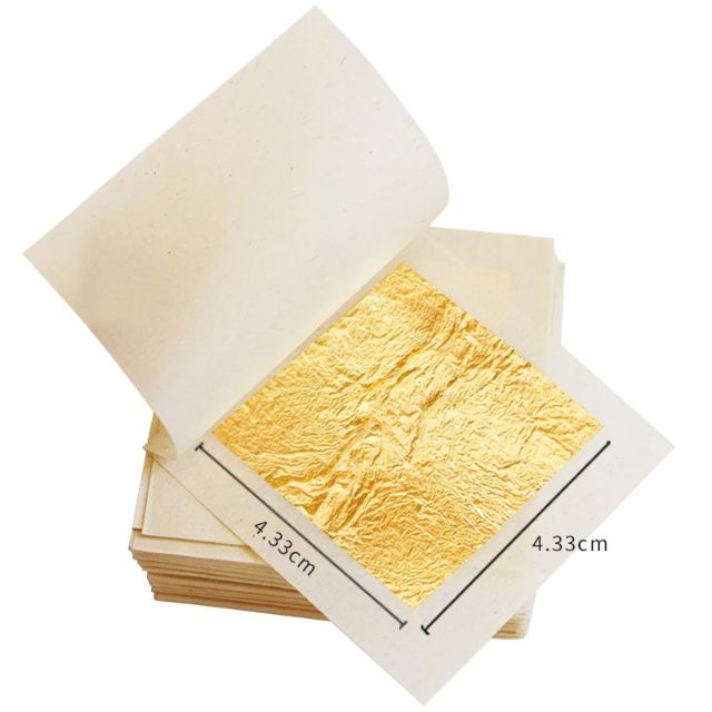 LA Gold Leaf Loose Type 23k Edible Gold (25 Sheets