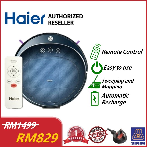 Haier Robotic Vacuum Cleaner Automatic Mode/Spot Mode/Edge Mode