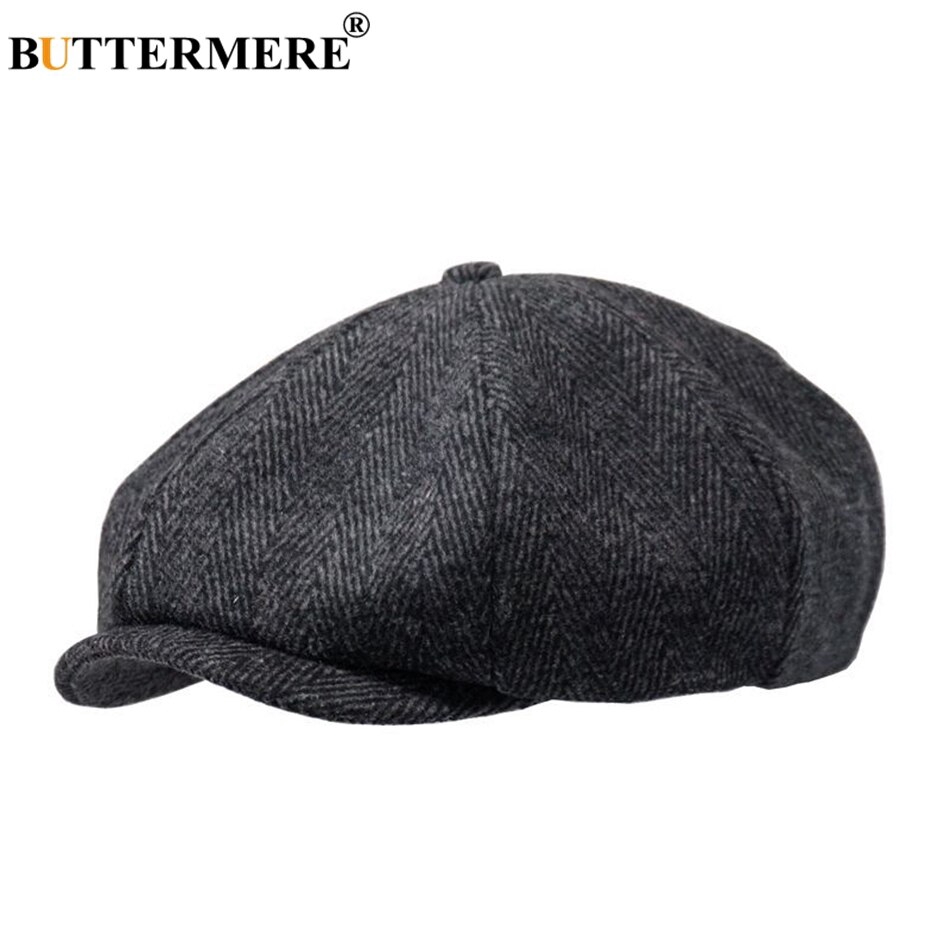 Buttermere Newsboys Beret Herringbone Men Flat Caps Wool Winter Plaid Female England Style Classic Octagonal Hats Cap Shopee Malaysia