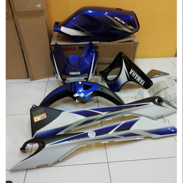 Coverset Rxz catalyzer Biru Putih | Shopee Malaysia