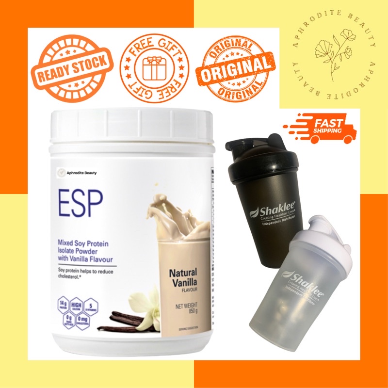 Freegift Shaklee Esp Mixed Soy Protein Vanilla Flavour Esp Shaklee Shaklee Esp