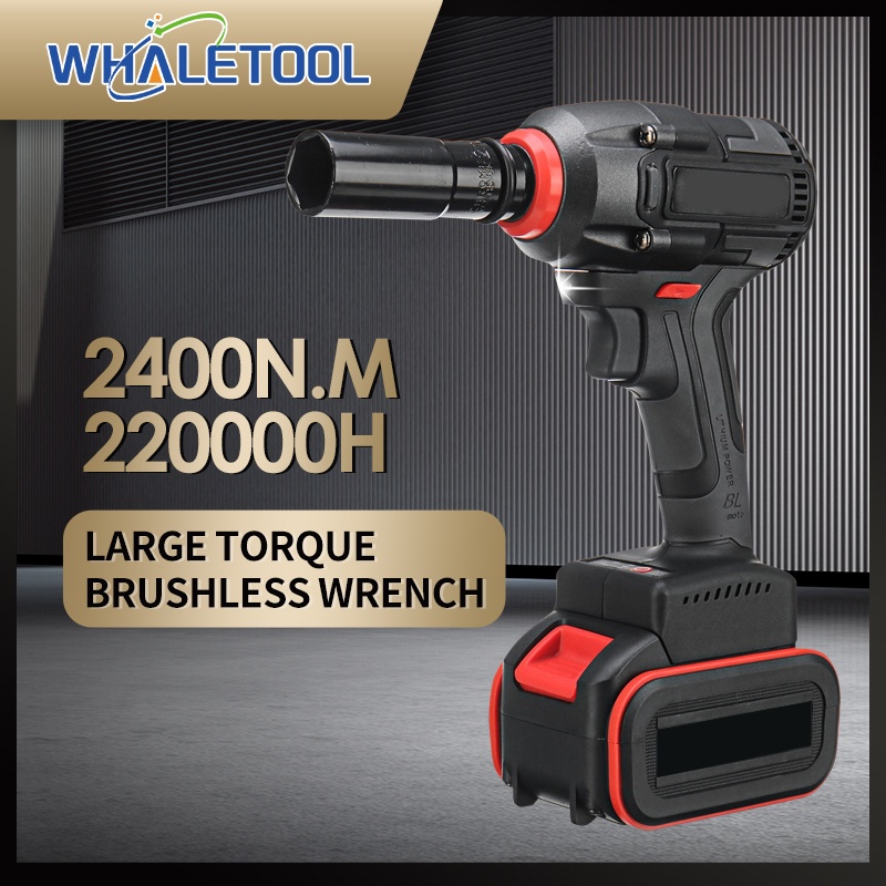 Cordless Impact Wrench Brushless Electric Spanner Rechargeable High