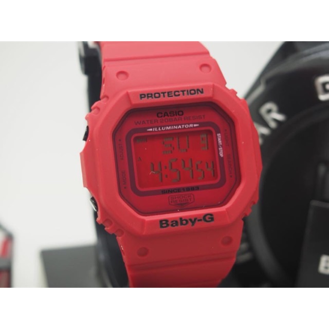 casio baby g red