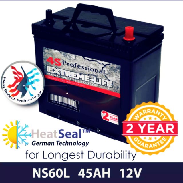 NEW ORIGINAL MAINTENANCE FREE NS60 NS60LS NS60L 12V 45AH CCA480 CAR