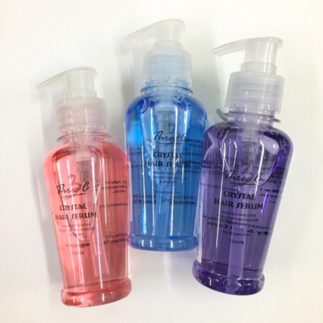 2pcs 3C Crystal Hair Serum-125ml (Pink / Blue/ Purple) | Shopee Malaysia