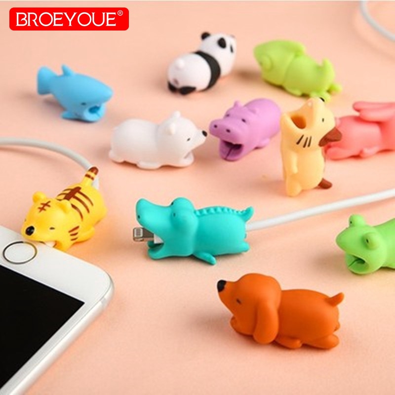 Cartoon Cable Bite Animal Shape Anti-break Data Cable Protector for phone  cable | Shopee Malaysia