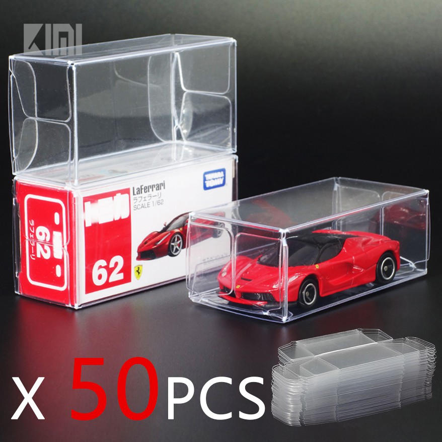 1//64 Scal Clear Plastic Car Toy Display Box//case Protectors For Matchbox TOMICA