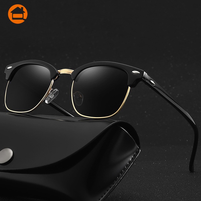 Classic Sunglasses For Men Polarized Driving Fashion Square Frame ...