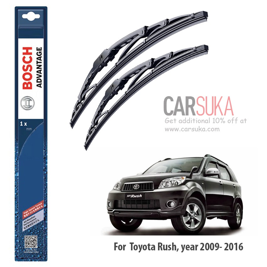 Bosch Advantage Wiper Blade Set For Toyota Rush 21 18