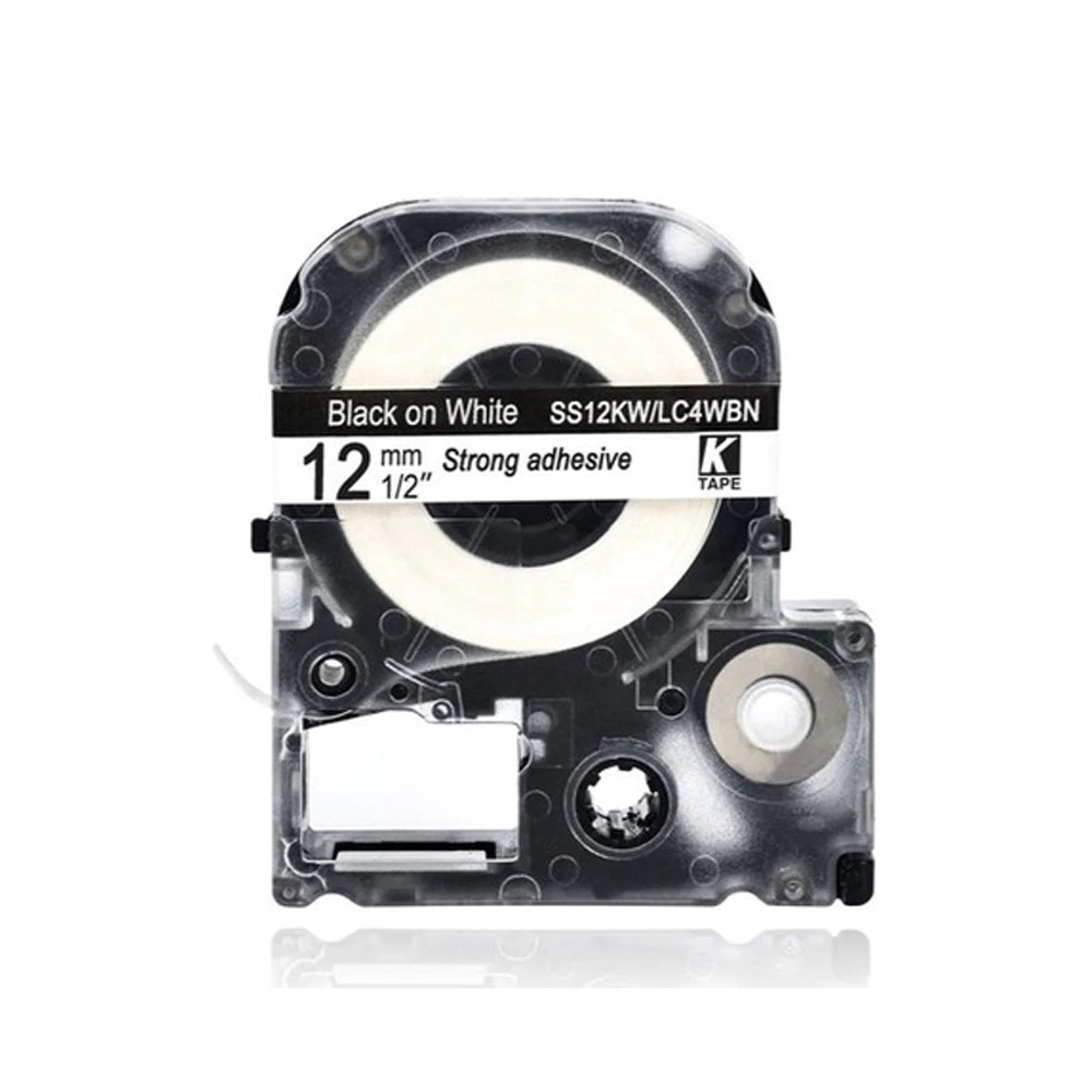 [ READY STOCK ] LK4WBN LC4WBN Label Tape Compatible 12mm Epson