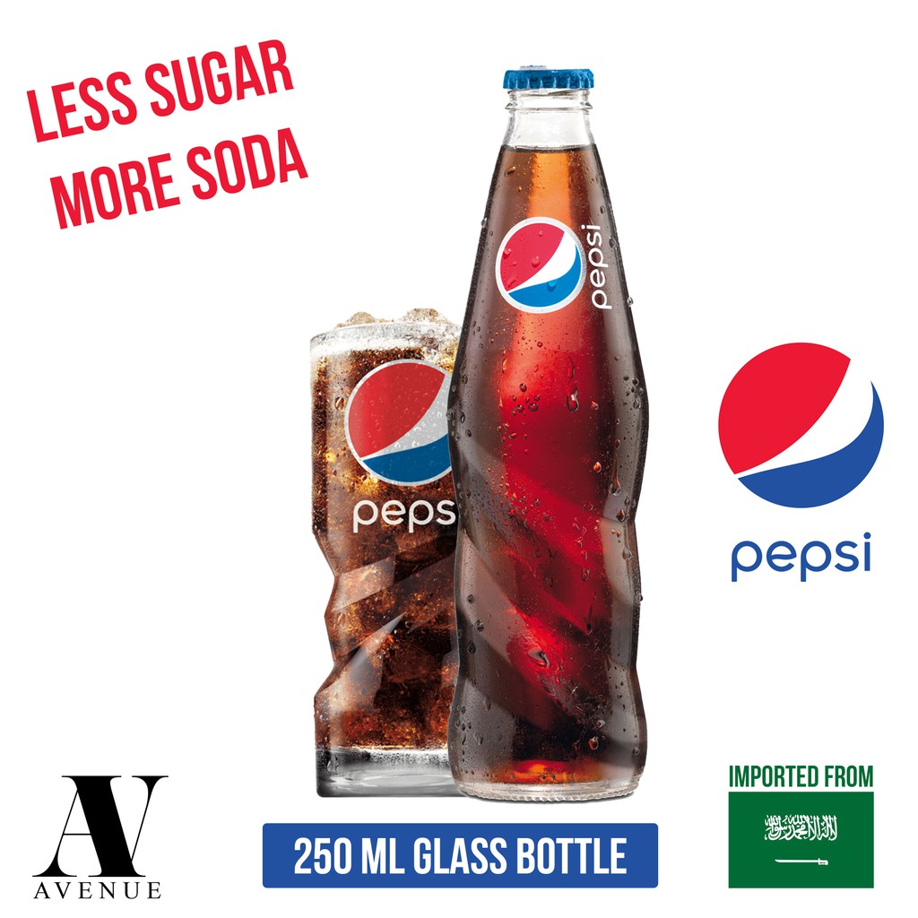 Pepsi Glass Bottles (250 ml) Shopee Malaysia