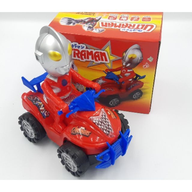FREE BATTERY ULTRAMAN MOTORCYCLE TOYS SOUND AND LIGHT FOR KIDS.