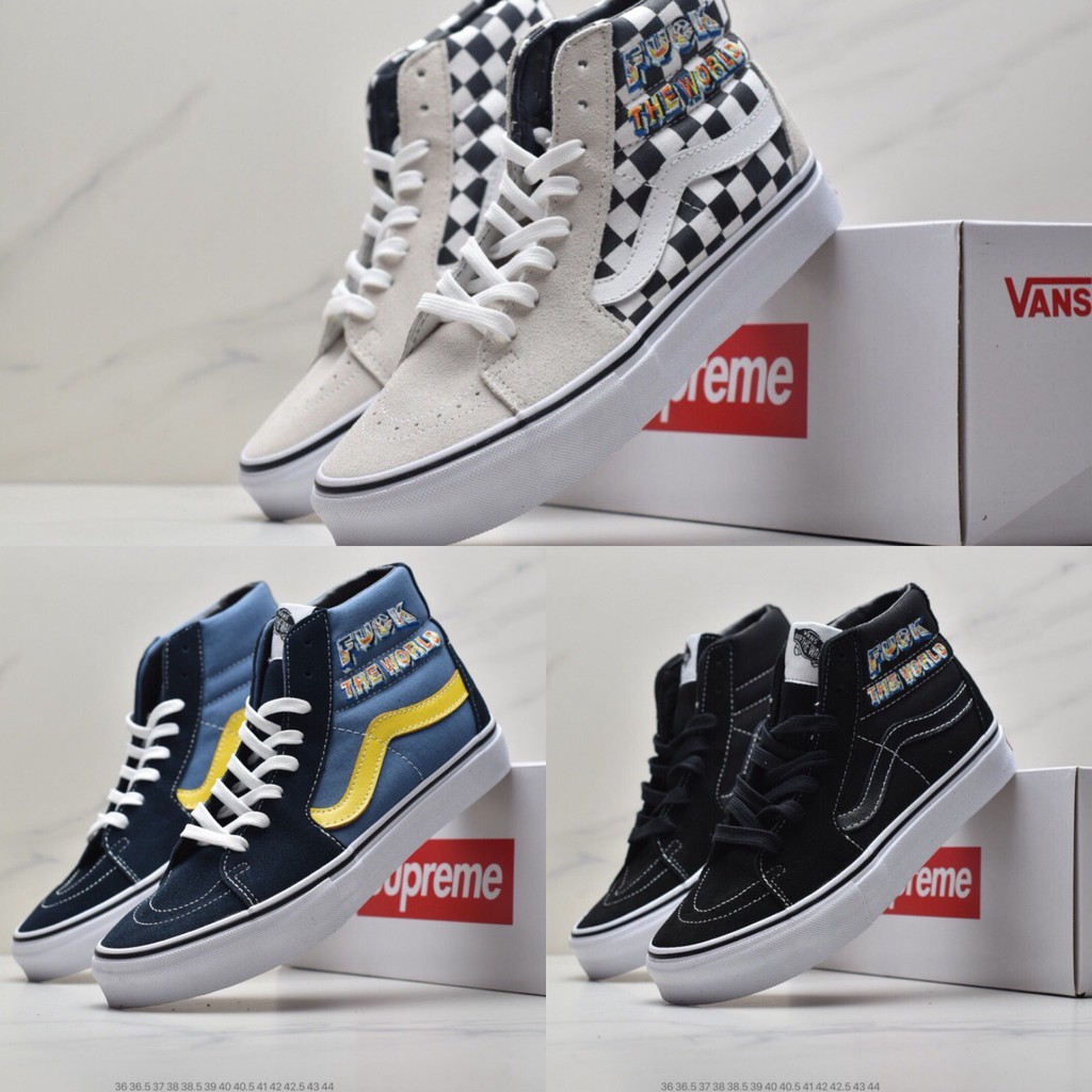 supreme vans high tops
