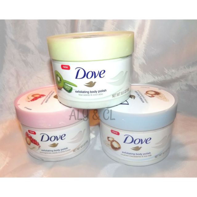 body scrub dove exfoliating body polish